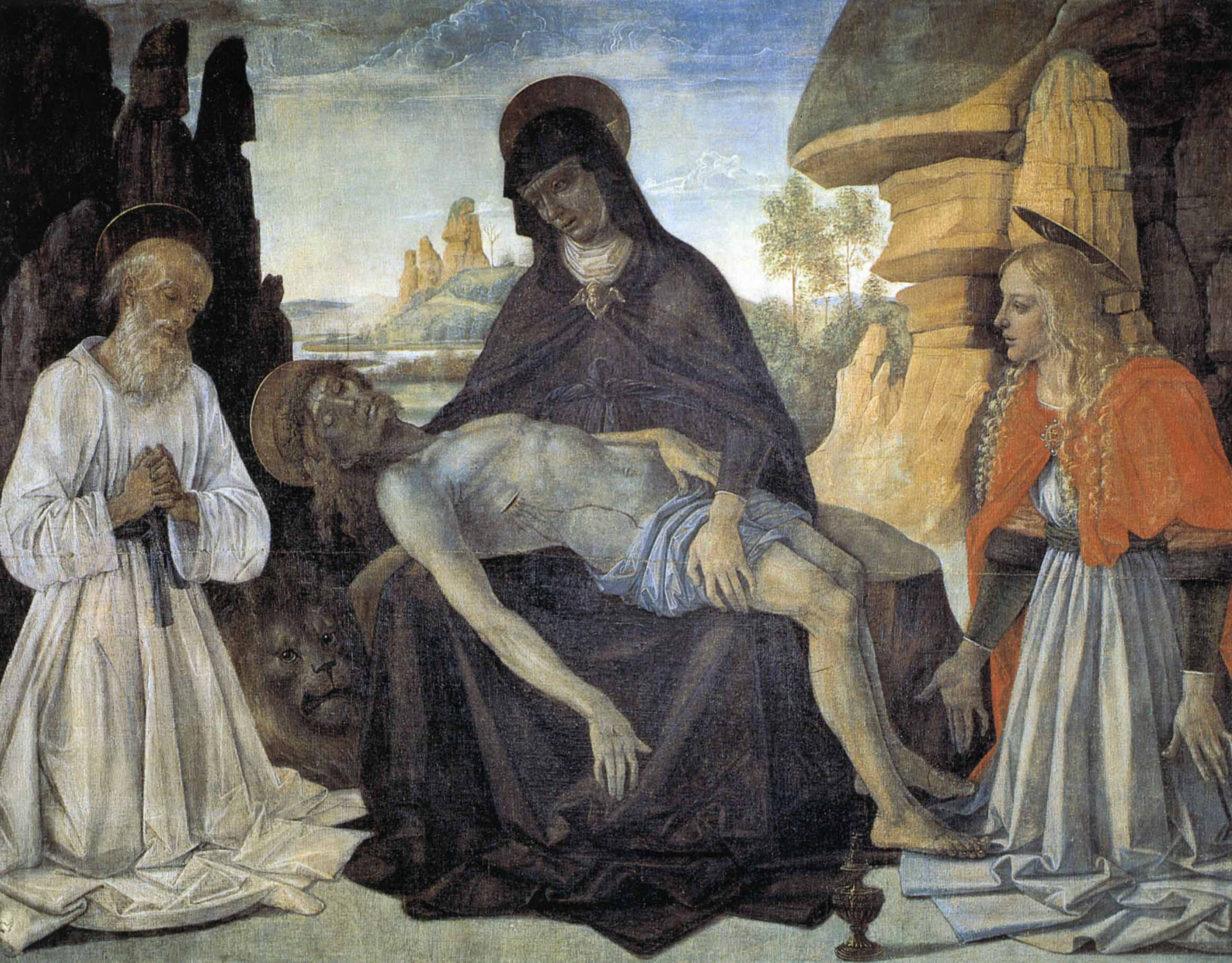 Pieta con San Girolamo e Santa Maria Maddalena